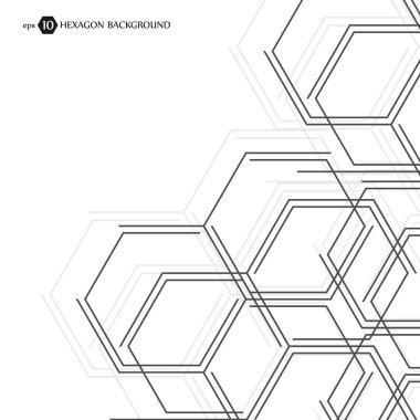 Altıgen iş desen. Bilimsel tıbbi araştırma. Altıgen yanarak bahislerin doğru yapısı kafes. Geometrik arka plan. Kimya, bilim ve teknoloji kavramı. Vektör çizim.