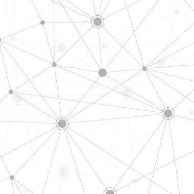 Moleküler kavramı nöronlar ve sinir sistemi. Bilimsel tıbbi araştırma. Molekül yapısı ile parçacıklar. Bilim ve teknoloji arka plan molekül banner veya el ilanı için. Vektör çizim.