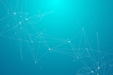 Küresel ağ bağlantı noktaları ve çizgileri ile. Tel çerçeve arka plan. Soyut bağlantı yapısı. Çokgen alanı arka plan. Vektör çizim