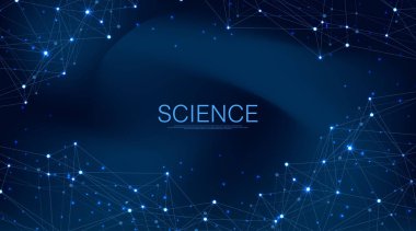 Fütüristik soyut vektör arka plan blockchain teknoloji. Ağ iş kavramı noktadan noktaya. Genel cryptocurrency blockchain vektör afiş. Dalga akışı