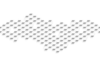 Altıgenler geometrik şekilli soyut arkaplan. Bilim, teknoloji ve tıbbi konsept. Fen bilimleri konusunda fütüristik bir geçmiş. Tasarımınız için grafiksel büyü arkaplanı. Vektör illüstrasyonu.