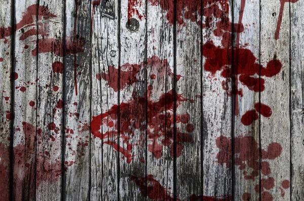 Blood on a wooden background — Stock Photo, Image