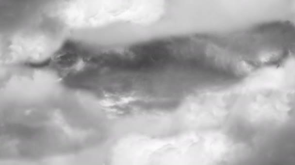 Hemelse Vlucht Door Prachtige Wolken — Stockvideo