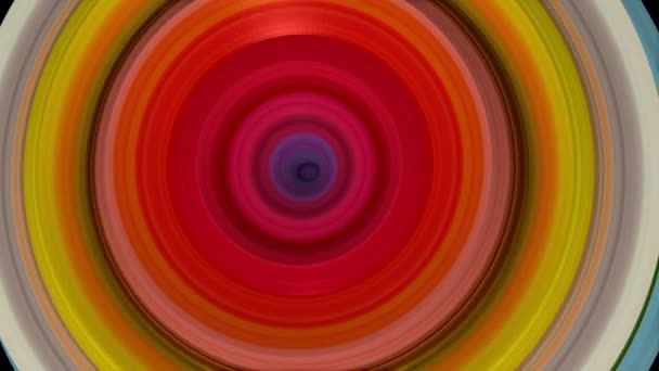 Psychedelische Patronen Abstracte Vormen Animatie Subtiele Reflecties Hypnotische Beweging — Stockvideo