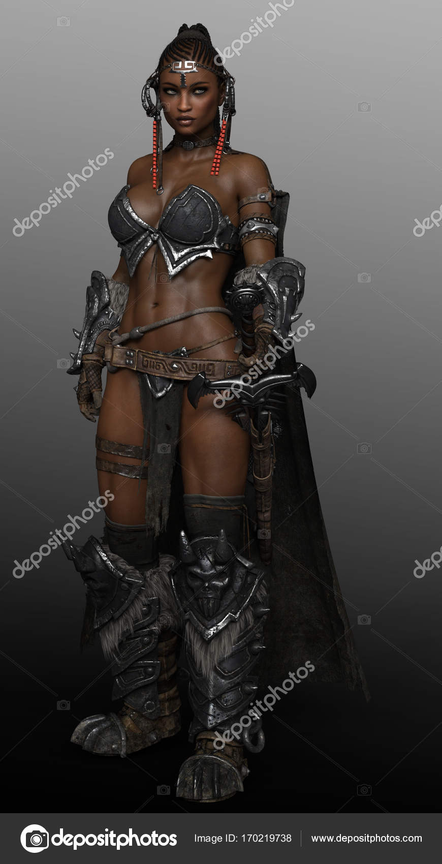 Sexy barbarian woman