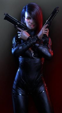 Sexy Sci Fi Assassin 