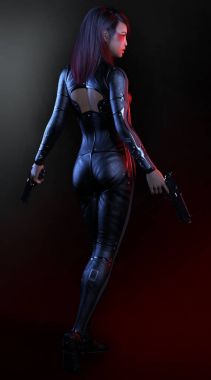 Sexy Sci Fi Assassin 