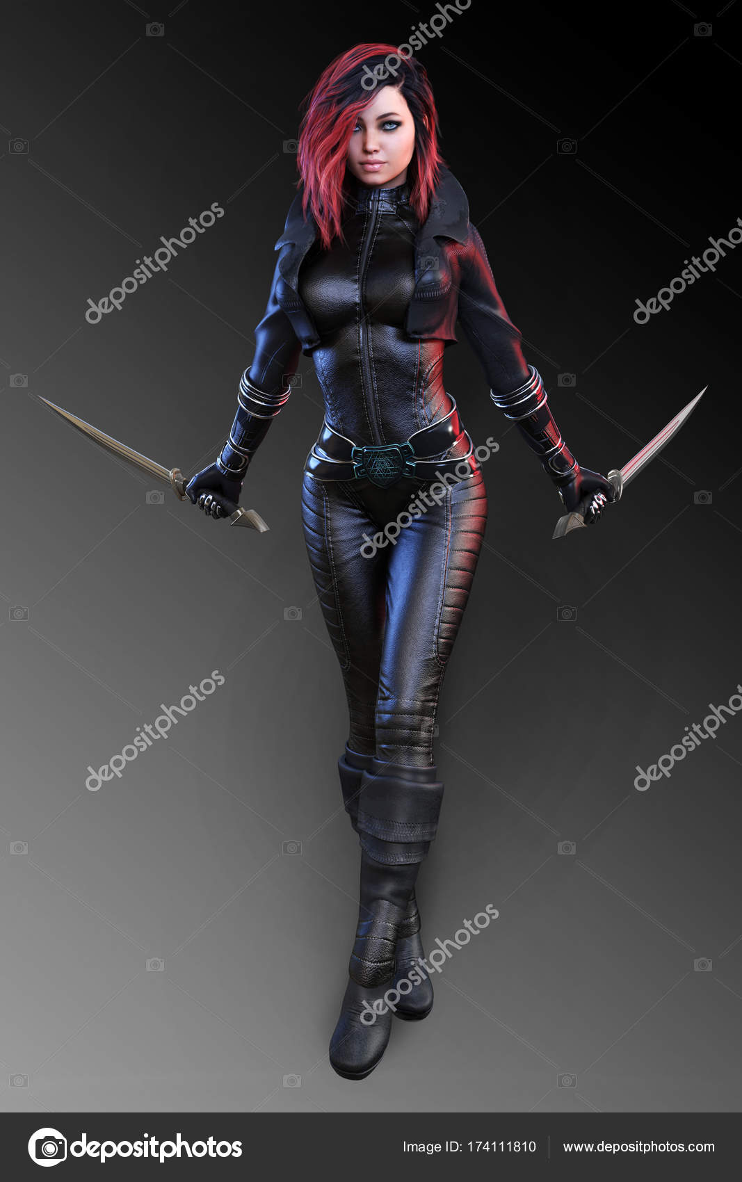 Black Female Assassin Clothing