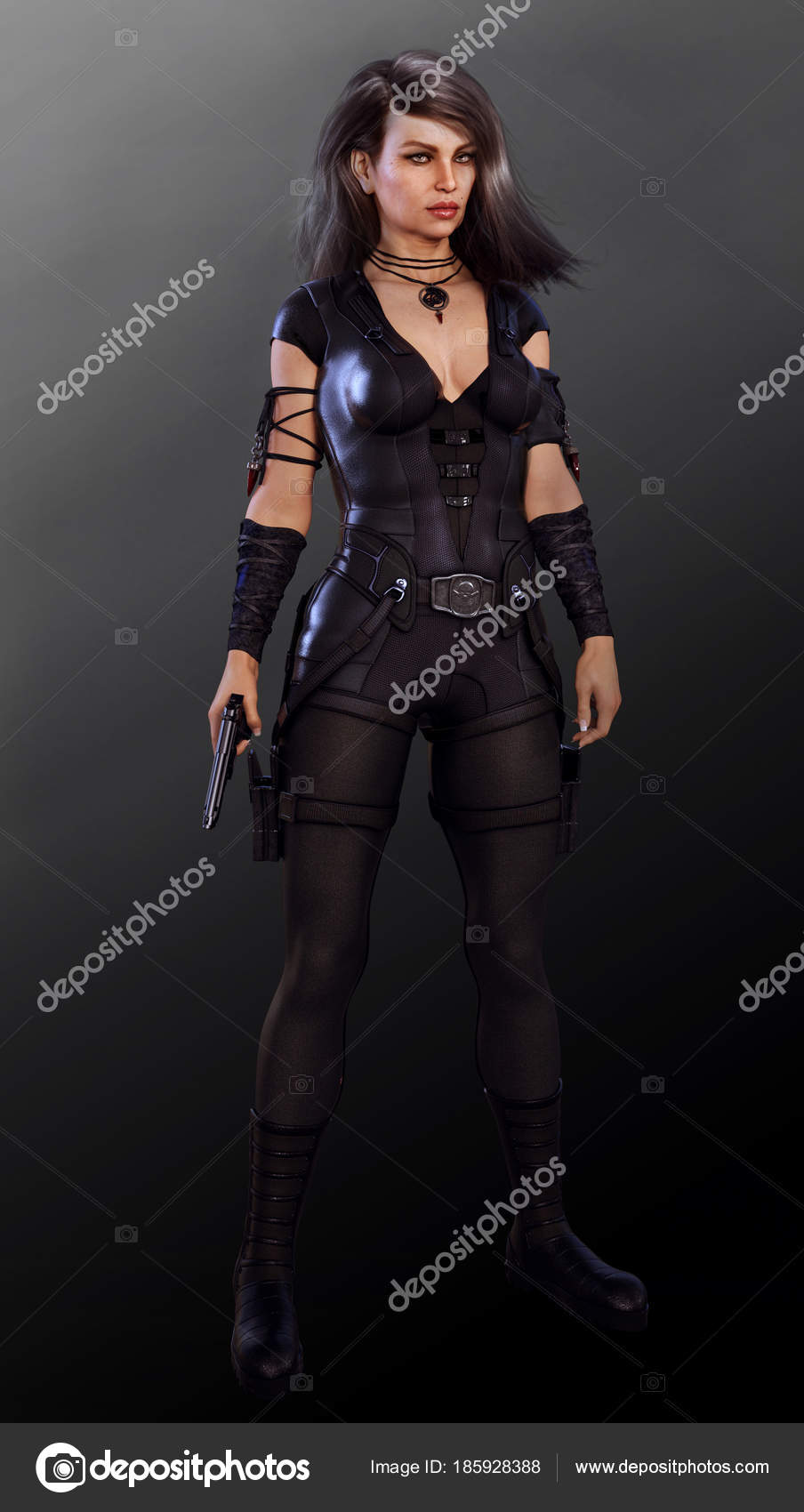 Black Female Assassin Clothing