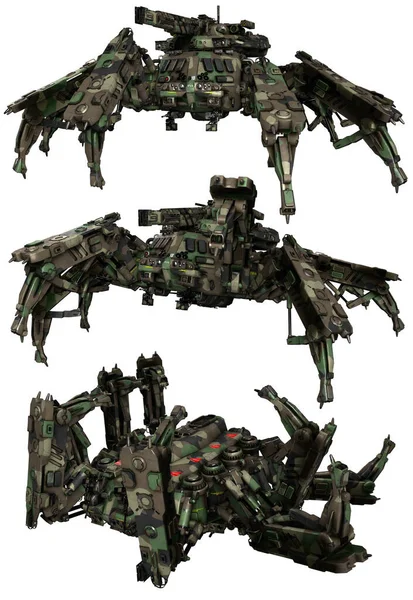 Sci Spider Mech Broń — Zdjęcie stockowe