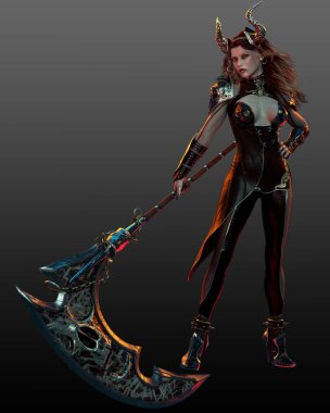 Lady Reaper, Scythe 'lı Fantezi Ölüm Kadını