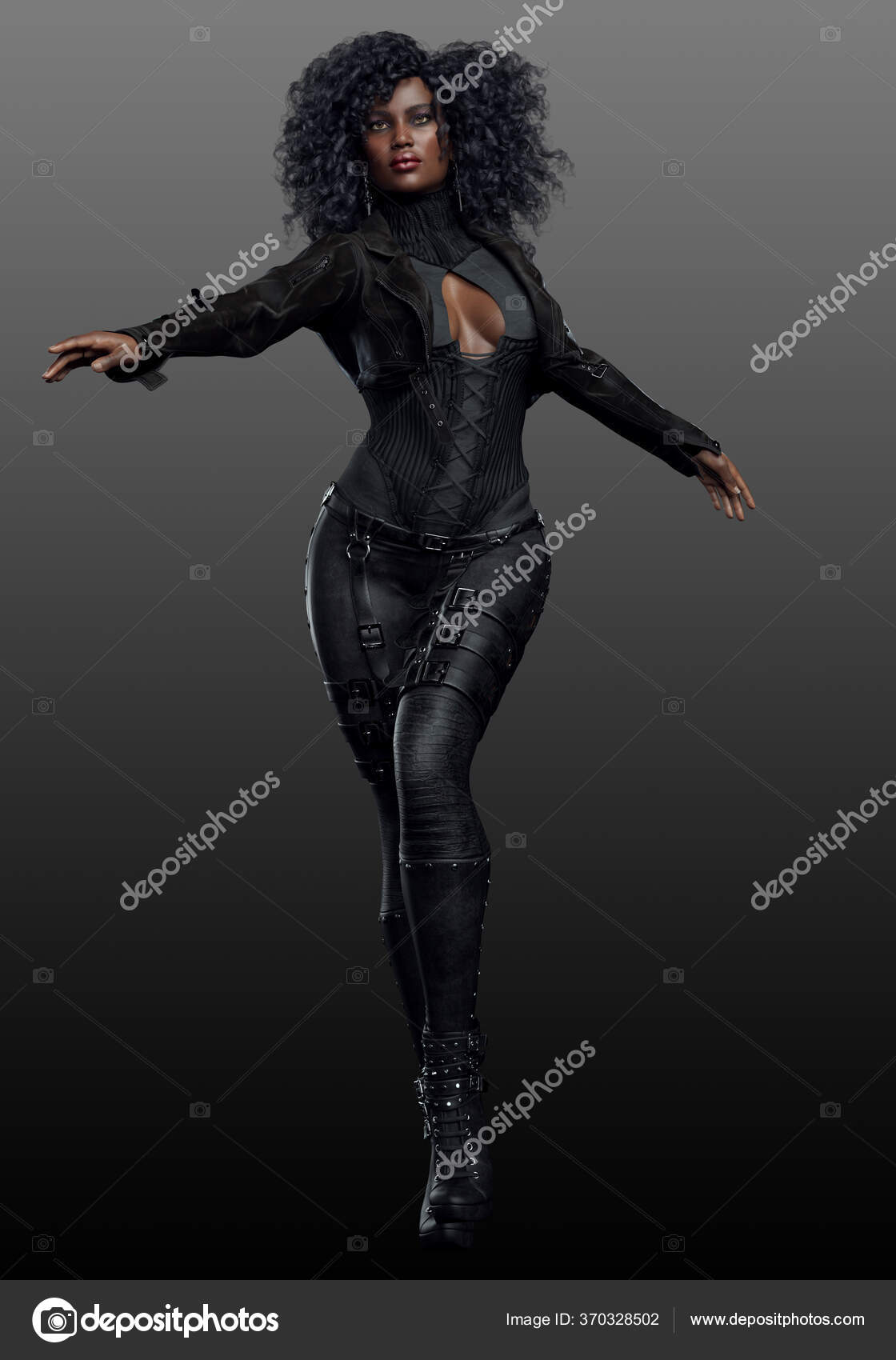 Urban Fantasy Cuir Noir Poc Guerrier Assassin Femme Image Libre De Droit Par Ravven C Urban Fantasy Cuir Noir Poc Guerrier Assassin Femme Image Libre De Droit Par Ravven C
