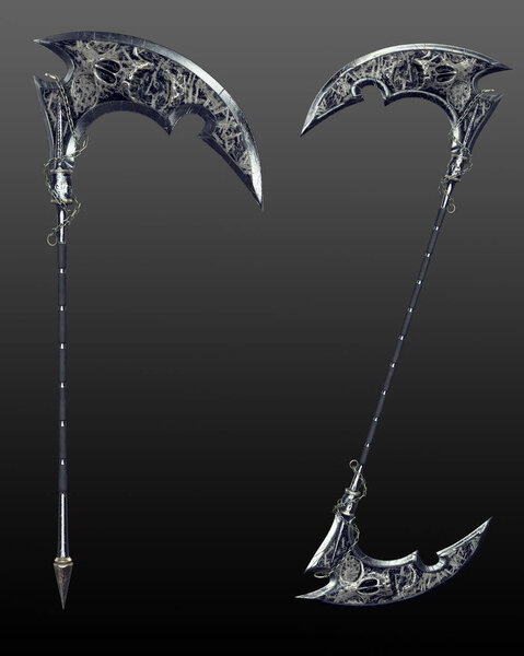 Dark Reaper or Grim Reaper Scythe, Two Variations