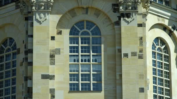 Dresde Frauenkirche Literalmente Iglesia Nuestra Señora Una Iglesia Luterana Dresde — Vídeo de stock