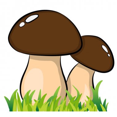 Mantar vektör çizimler karikatür