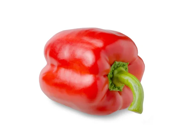 Paprika. Red bell pepper. Isolated on a white background. — Stock Photo, Image