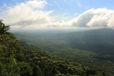 Tayland cliff üzerinde sis