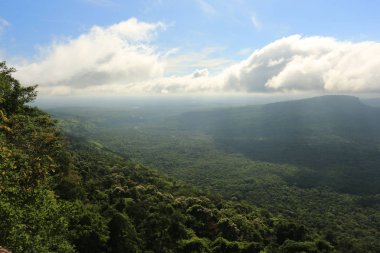 Tayland cliff üzerinde sis