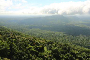 Tayland cliff üzerinde sis