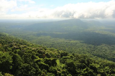 Tayland cliff üzerinde sis