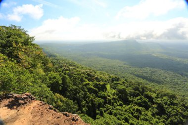 Tayland cliff üzerinde sis