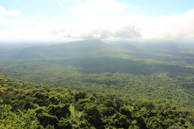 Tayland cliff üzerinde sis