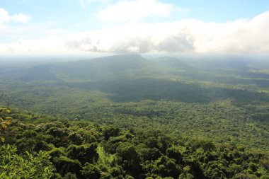 Tayland cliff üzerinde sis