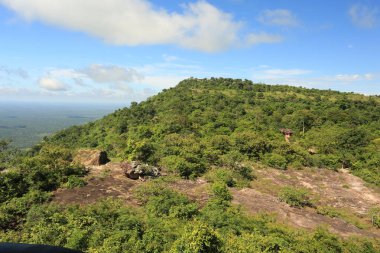 Tayland cliff üzerinde sis