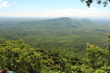 Tayland cliff üzerinde sis