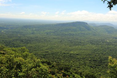 Tayland cliff üzerinde sis