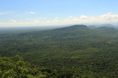 Tayland cliff üzerinde sis