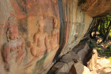 Tayland cliff üzerinde sis