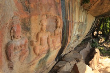 Tayland cliff üzerinde sis