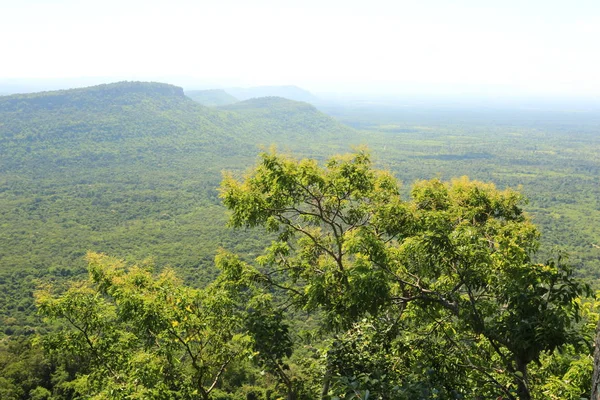 Tayland cliff üzerinde sis