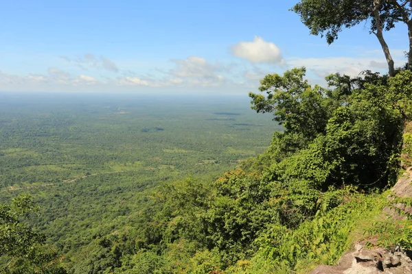 Nebel auf Klippe in Thailand — Stockfoto