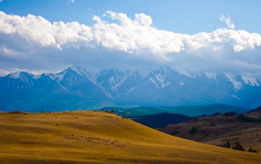 Altay Dağları, güzel sahne gezinin bir