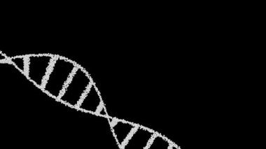 DNA Molekül Helix Bilim Soyut Arkaplanı