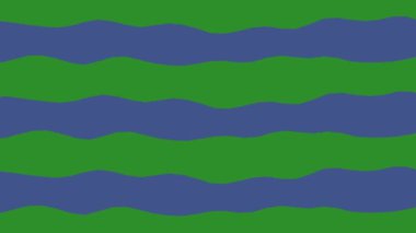 Soyut renk yatay dalgaları. Farklı renk animasyonları. 4k döngü görüntüsü