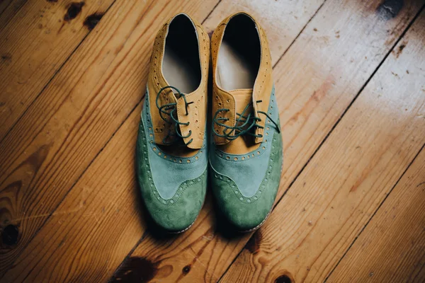Schuhe des Bräutigams — Stockfoto