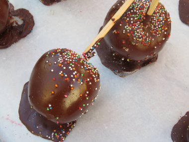 Elma Şekerinin Güzel Fotoğrafı Tadı ve güzel renkle kaplı