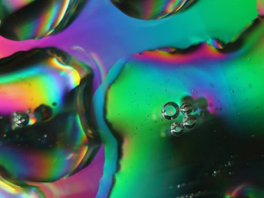 Soyut Renkler Gökkuşağı Damlaları refleksler makro arkaplan bulanıklığı
