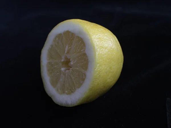 Cytrynowy Kwas Żółty Owoce Cytrusowe Naturalna Witamina — Zdjęcie stockowe