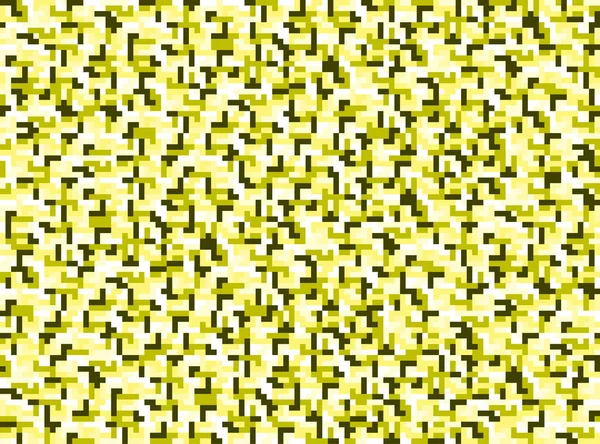 BACKGROUND IN STYLE PIXEL YELLOW — Stock Vector