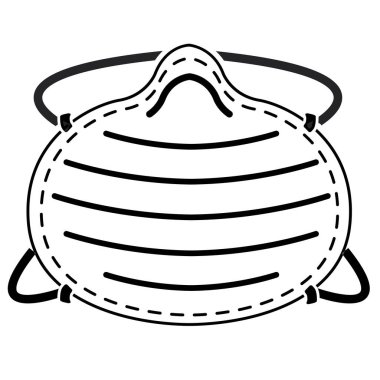 Güvenli nefes alma maskeleri Corona Virüsü. Endüstriyel güvenlik maskesi, toz koruma solunum cihazı ve solunum maskesi ff3