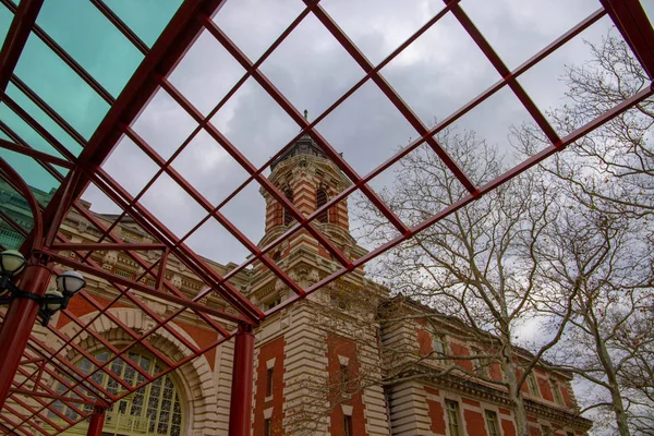 The Main Building at Ellis Island . New Jersey , USA . November 2018 .