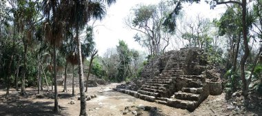 Yucatan Meksika ön İspanyol sitesi