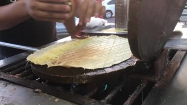 Merida Meksika'da hazırlanmaktadır Marquesitas