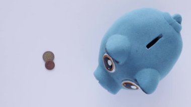 Avro paraları blu kumbarada saklanıyor