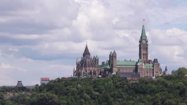 Prédio Parlamento Ottawa Ontário 2019 — Vídeo de Stock