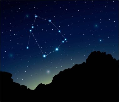Derin Uzayda Takımyıldız Ophiuchus